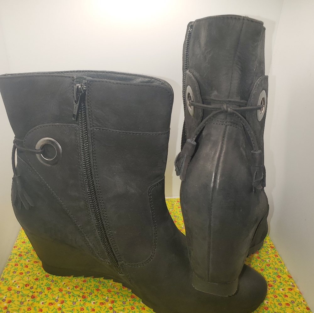 Paul Green Muncken wedged high heel ankle boots (new) - Picture 8 of 15